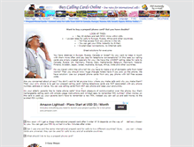 Tablet Screenshot of buy-calling-cards-online.com